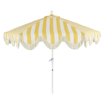 Collins 9 ft. Classic Cottage Tassel Market Patio Umbrella